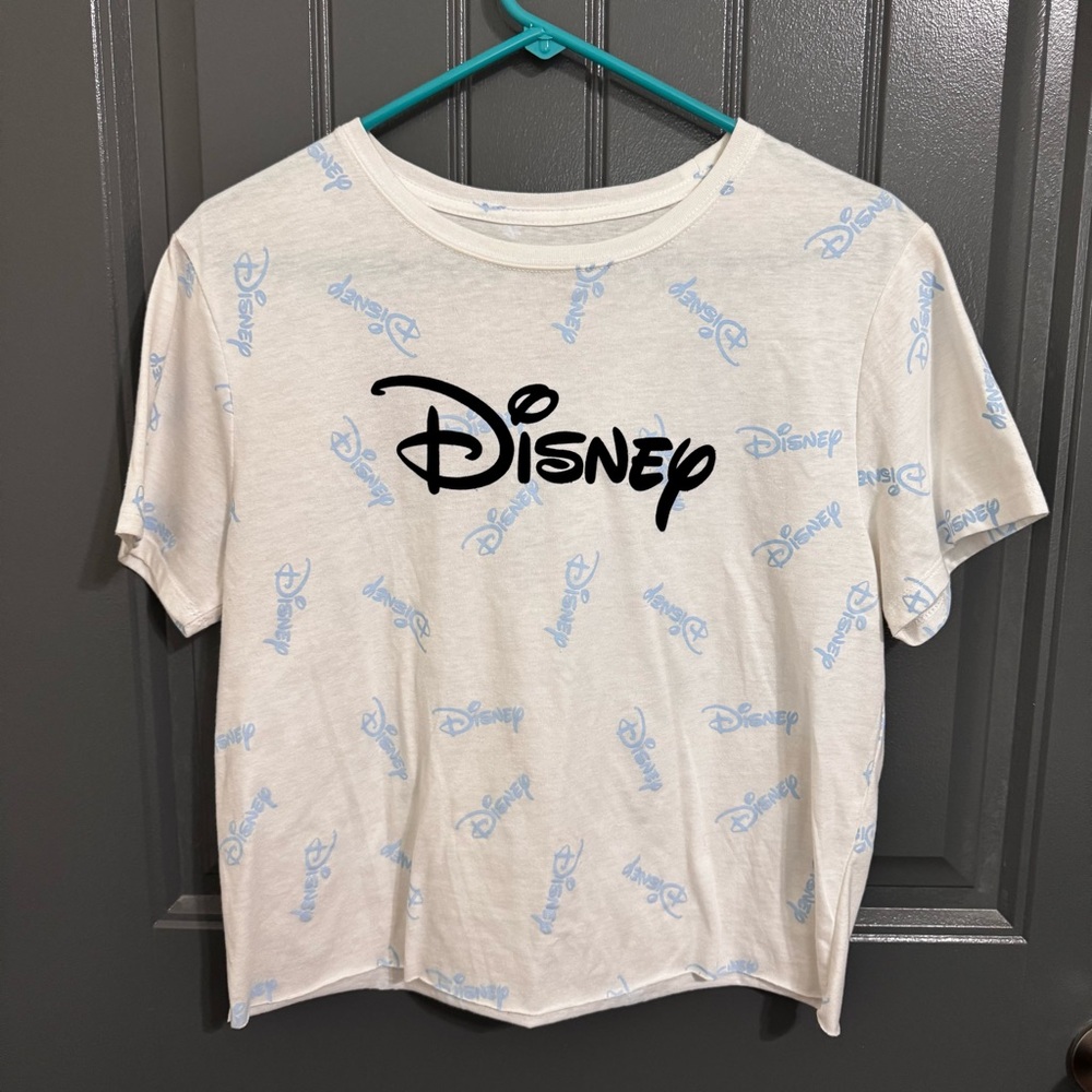 Disney White and Blue Logo T-Shirt